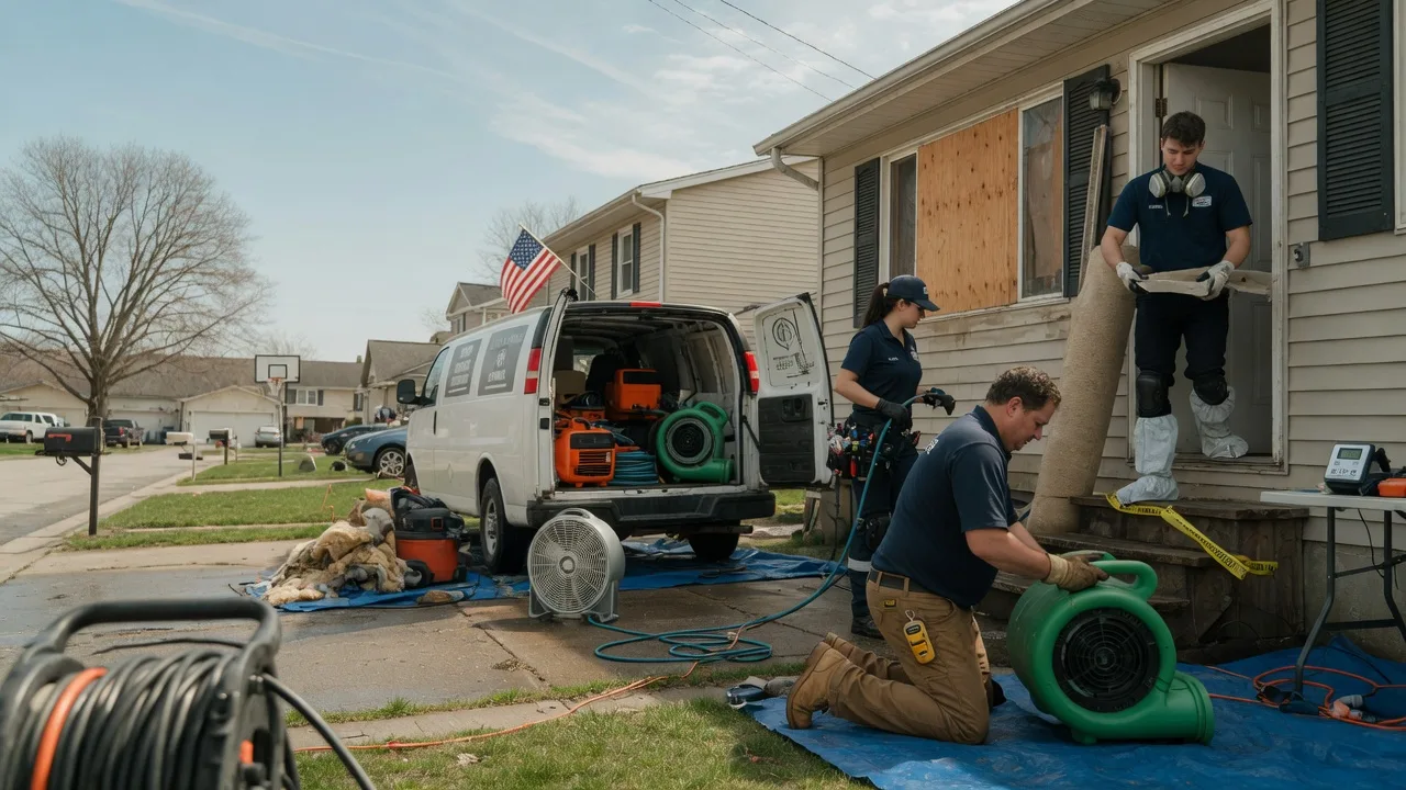 Water Damage Restoration in Schererville, IN near me